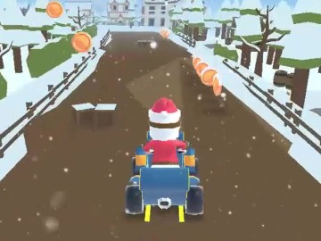 Grinch Chase Santa