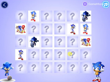 Sonic Card Match